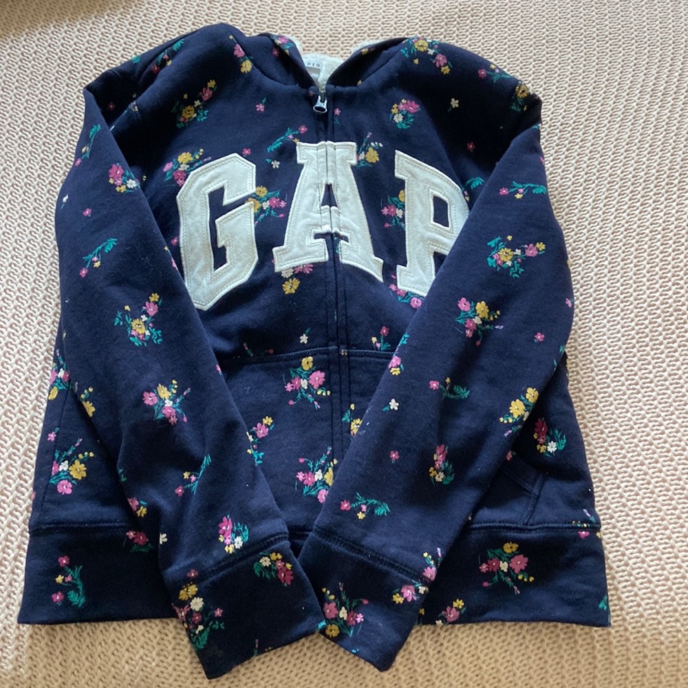 Gap girls comfy floral jacket
